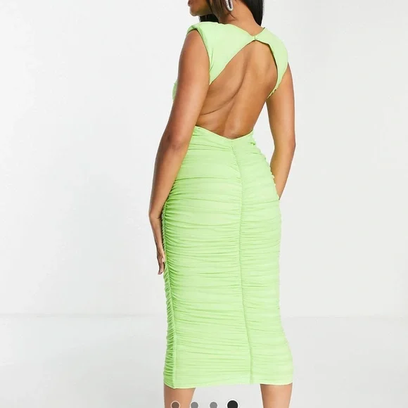 ASOS | Dresses | Asos Neon Green Midi Dress | Poshmark ASOS | Dresses | Asos Neon Green Midi Dress | Poshmark